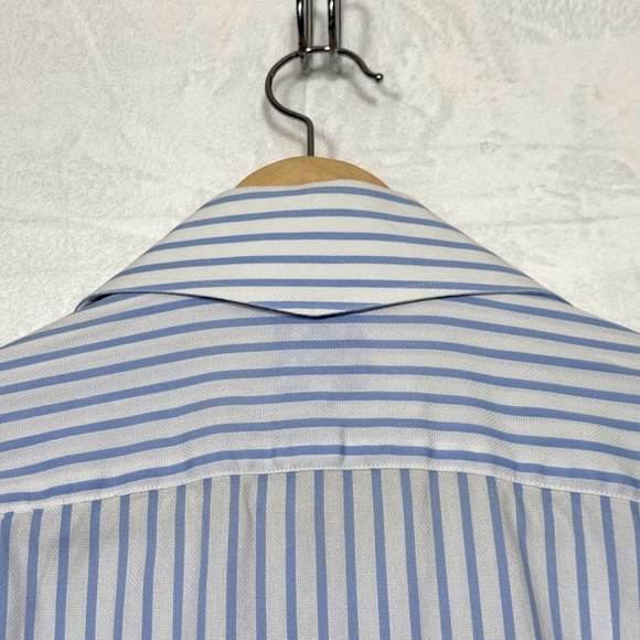 English Laundry | Mens Dress Shirt Long Sleeve Striped Button Down - Picture 5 of 10